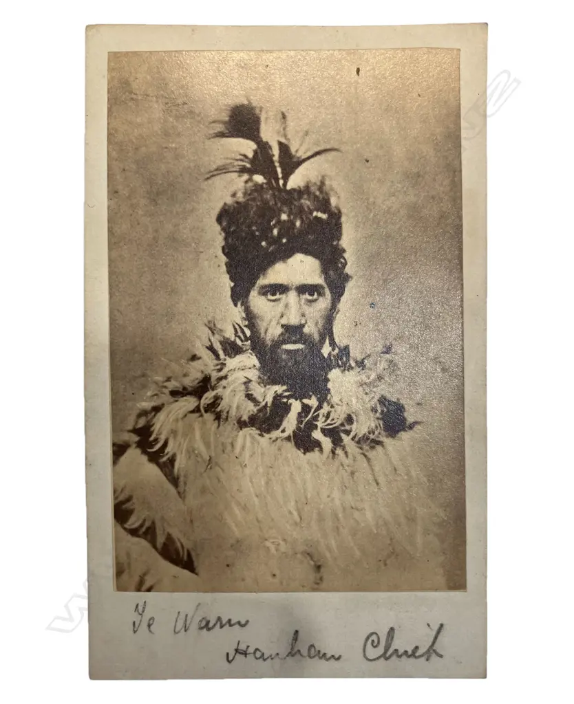 Burton Brothers - Te Waru, Hauhau chief, Image 1++